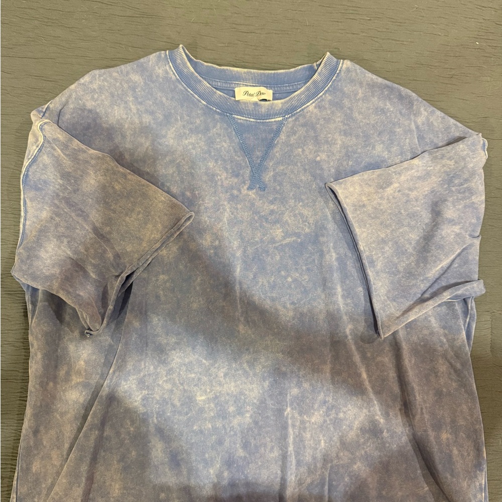 Acid washes oversized shirt